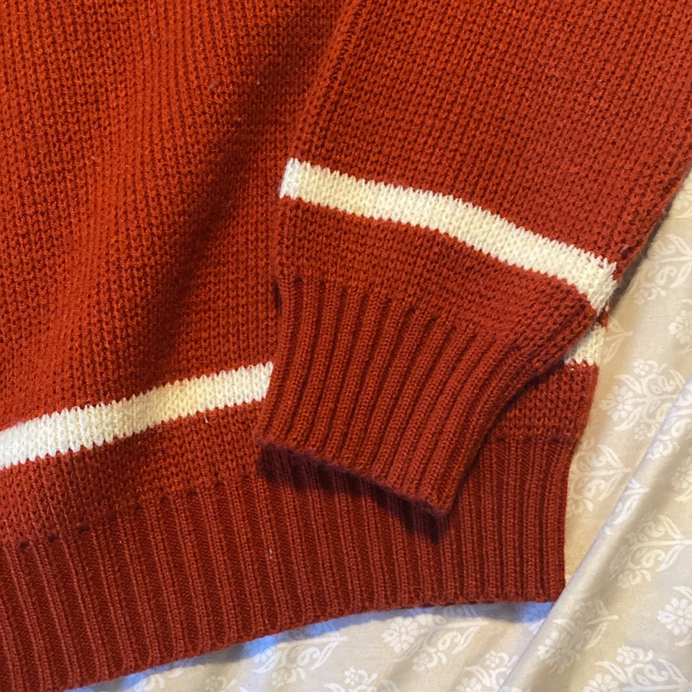 Vintage mens large knit sweater Jc penny - Picture 4 of 8